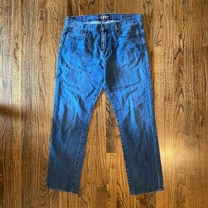 Mens Lucky Brand 221 Original Straight Jeans 36x32